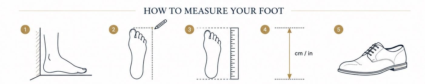 How to measure your foot